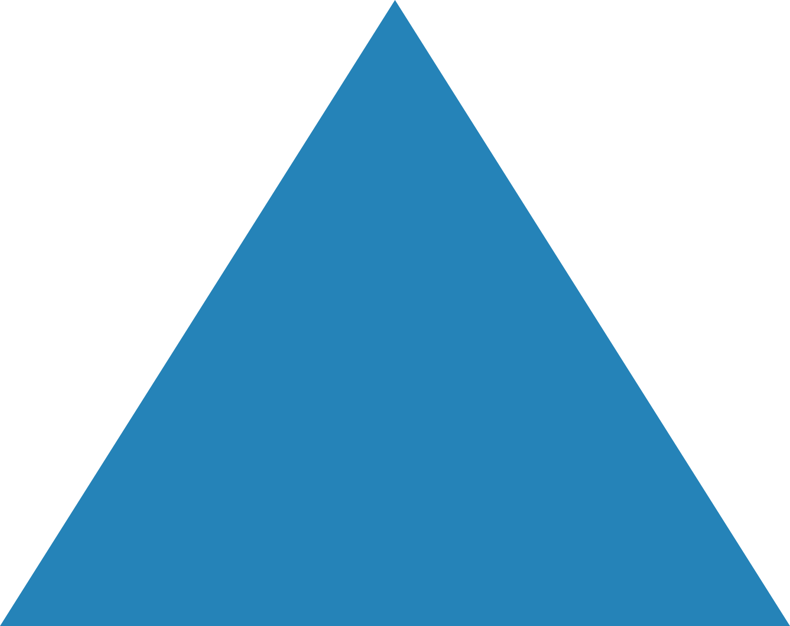 blue triangle