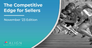 competitive edge for sellers: november edition