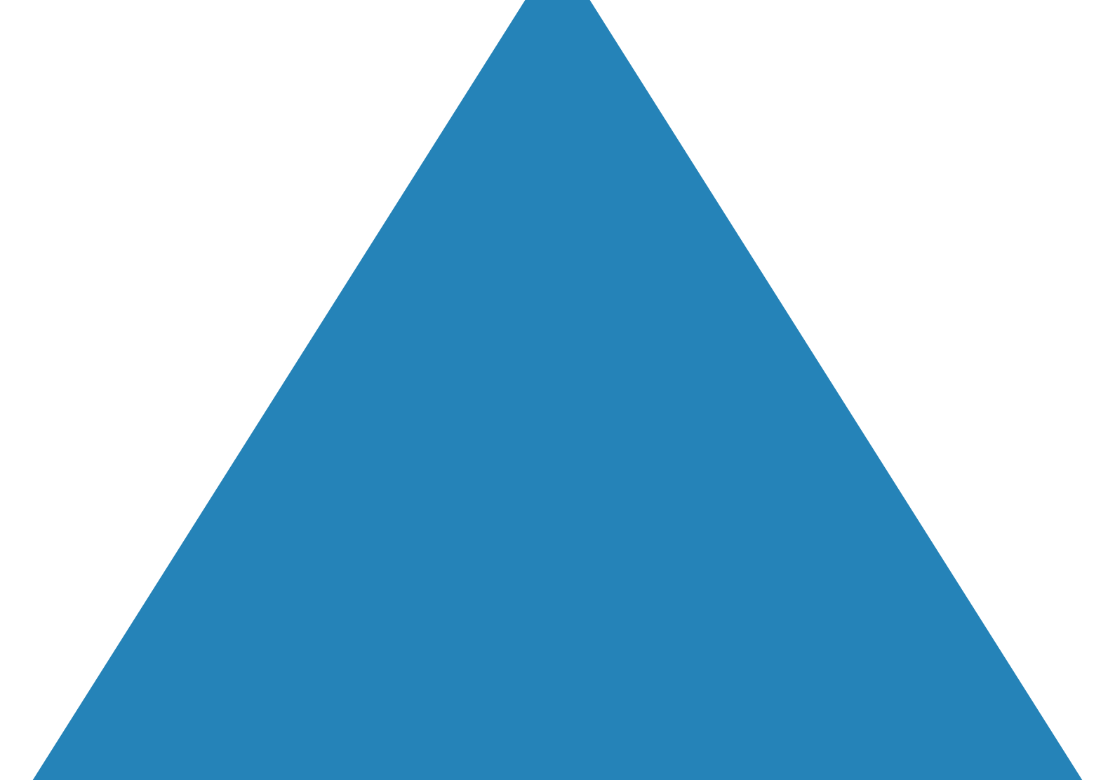 blue triangle